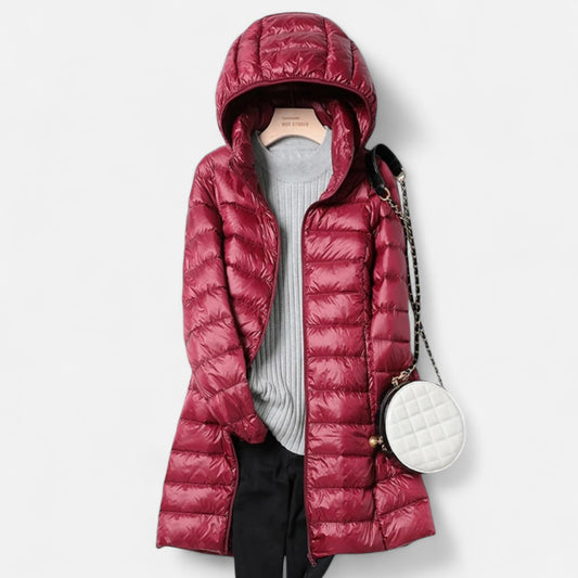 Lavie Moda | Doudoune Légère Femme à Capuche Chic