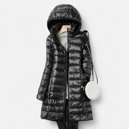 Lavie Moda | Doudoune Légère Femme à Capuche Chic