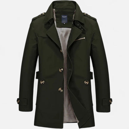 Lavie Moda | Trench-Coat Homme Affaires Élégance Britannique