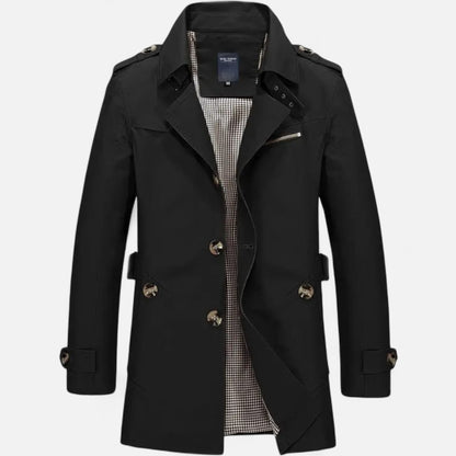 Lavie Moda | Trench-Coat Homme Affaires Élégance Britannique