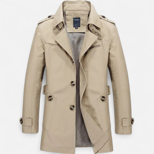 Lavie Moda | Trench-Coat Homme Affaires Élégance Britannique