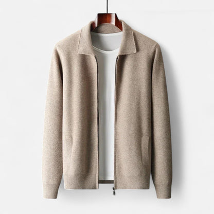 Lavie Moda | Zip Collar Knit Jacket