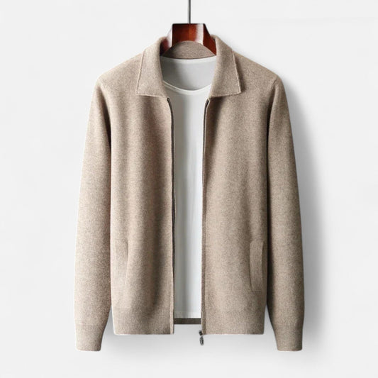 Lavie Moda | Zip Collar Knit Jacket