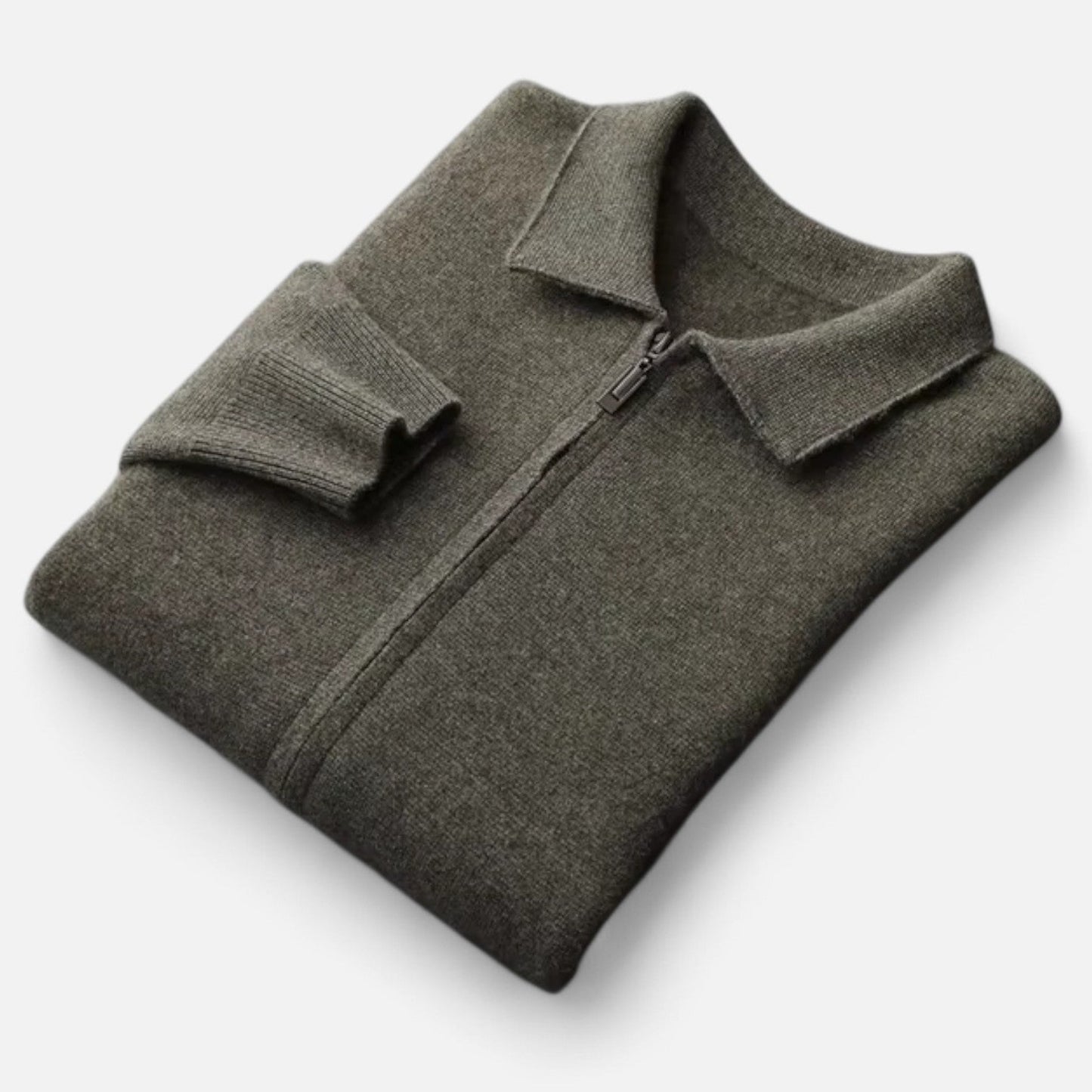 Lavie Moda | Zip Collar Knit Jacket