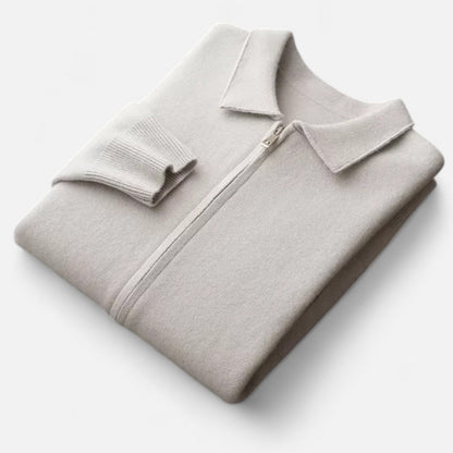 Lavie Moda | Zip Collar Knit Jacket
